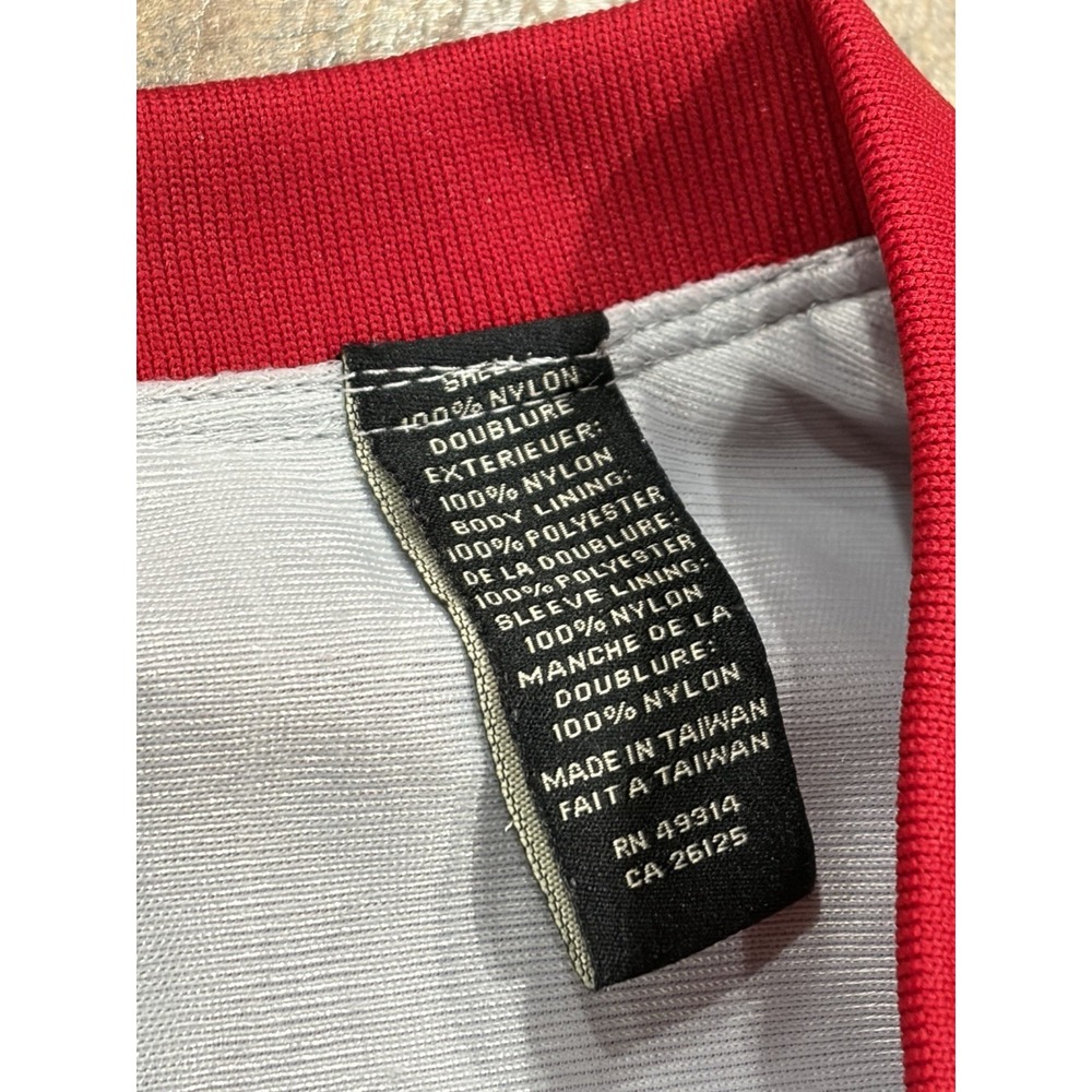 Vintage 90s Arizona Wildcats Pullover Nylon Windbreaker Satin Lined Red XXL - Picture 5 of 10